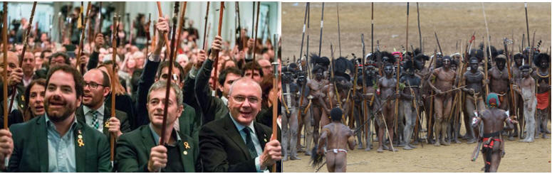 Las lanzas tribales toman Bruselas